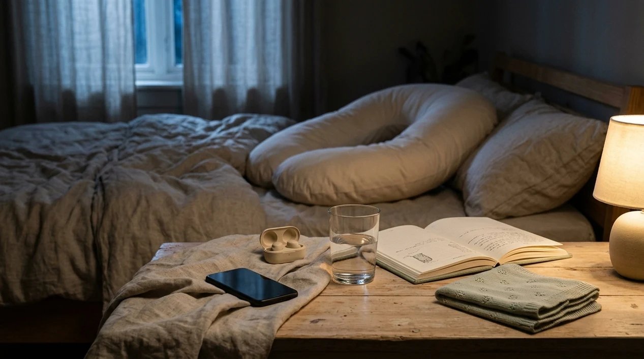 pregnancy anxiety sleep app bedside