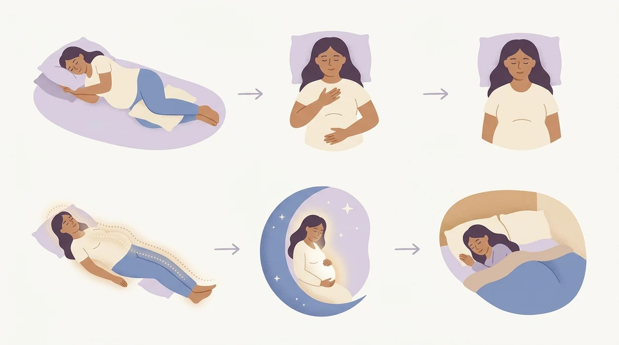 pregnancy insomnia meditation routine how to use third trimester ins