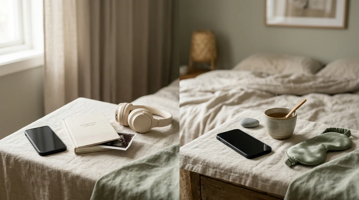 pregnancy vs general meditation app